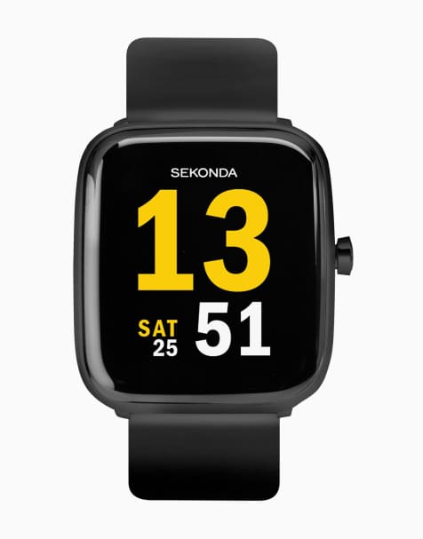 Sekonda – Motion – Herrenuhr mit LCD-Display mit 38 mm Durchmesser und Silikonarmband - view 1