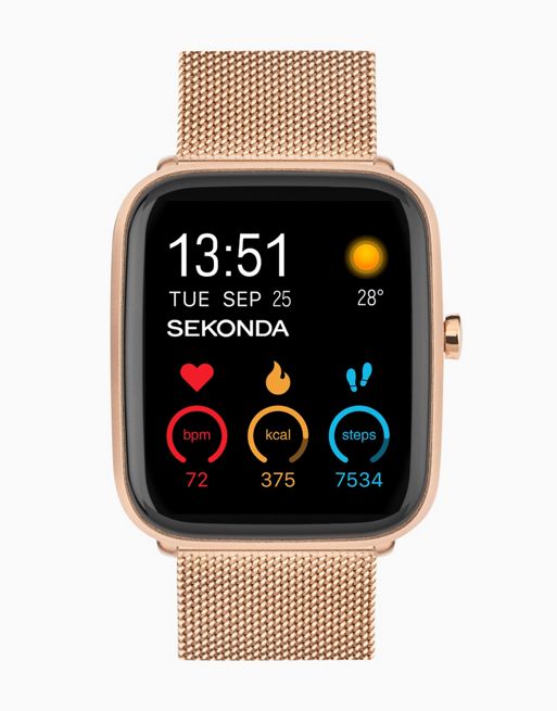 Sekonda Motion plus unisex smartwatch watch in rose gold
