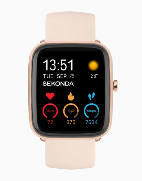 Sekonda Motion Plus Unisex Smartwatch Watch With Rose Gold Case And Silicone Strap With LCD Dial - view 1