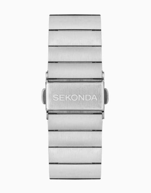 Sekonda Motion Plus Unisex Smartwatch Watch With Silver Case And Stainless Steel Bracelet With LCD Dial, 2 of 3
