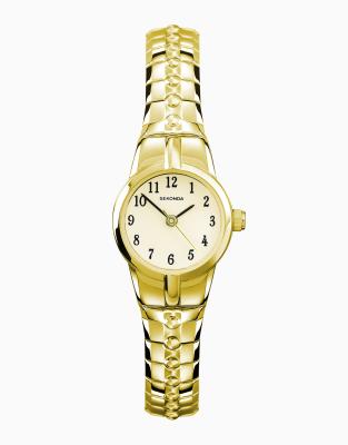 Sekonda Newton womens 19mm analogue watch in gold