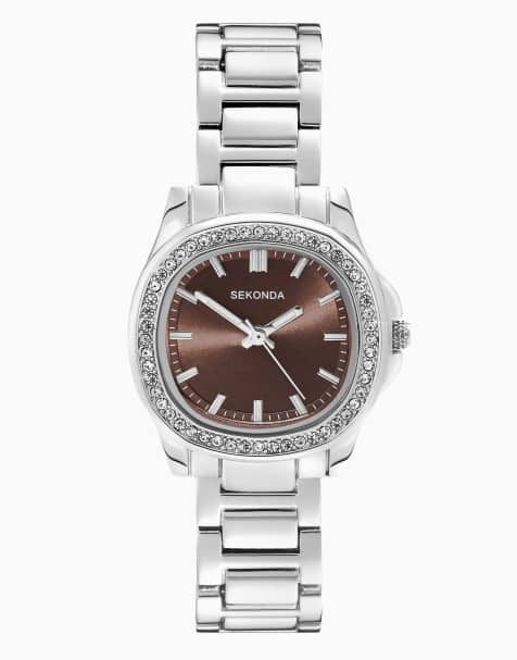 Sekonda octaire 30mm tv silver watch in silver - SILVER - view 1