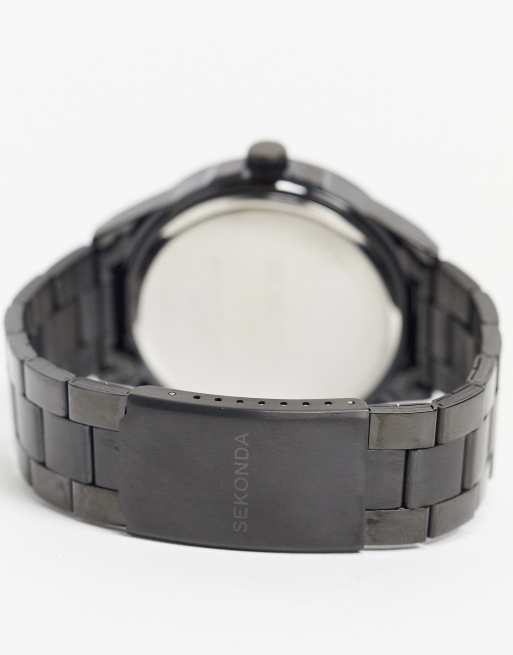 Sekonda Orologio Uomo 1931 – Analogico Al Quarzo Con Quadrante Verde E Bracciale In Acciaio Inossidabile – Impermeabile 50m E Funzione Data