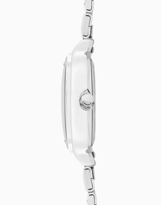 Sekonda Rene 29mm womens square silver analogue watch in silver | ASOS