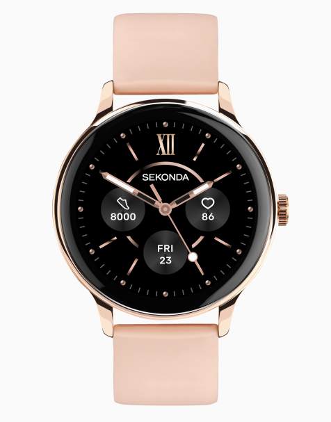 Sekonda Sekonda flex plus 42mm round rose gold watch in pink - view 1