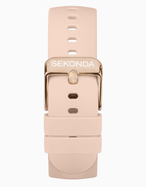 Sekonda Sekonda flex plus 42mm round rose gold watch in pink, 2 of 4