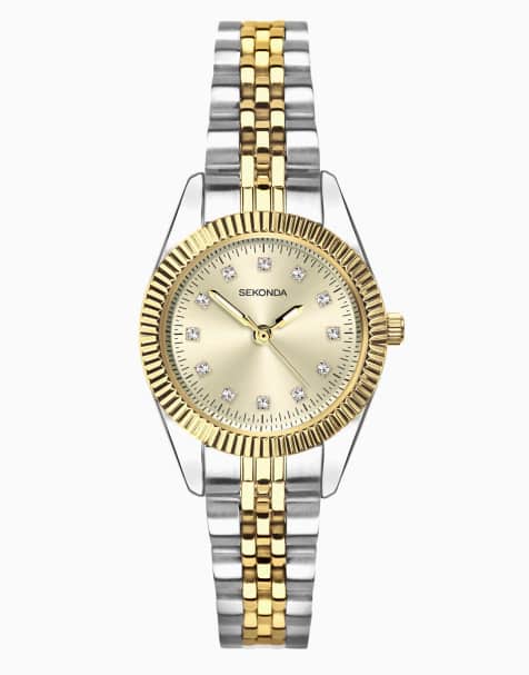 Sekonda Sekonda francis 26mm round two tone watch in silver - view 1