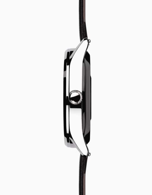 Sekonda Sekonda hybrid 45mm round silver watch in black, 3 of 4