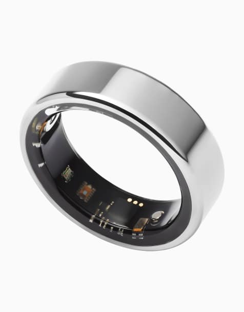 Sekonda Silver smart ring in silver - view 1