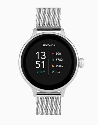 Sekonda smartwatch in black & silver - ASOS Price Checker