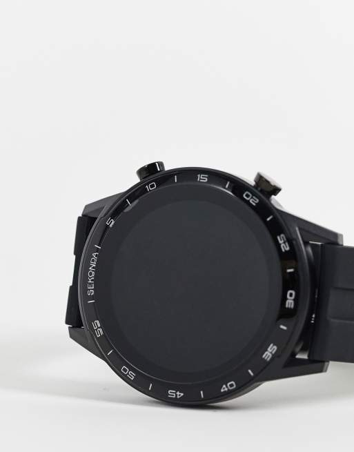 Sekonda - Smartwatch met siliconen bandje in zwart, 2 van 4