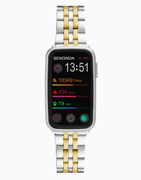 Sekonda track 26mm rectangular grey watch in silver - SILVER - view 1