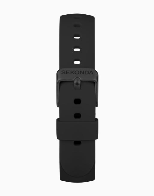 Sekonda Track Unisex 26mm Smartwatch Watch With Black Case And Silicone Strap With LCD Dial, 3 of 4