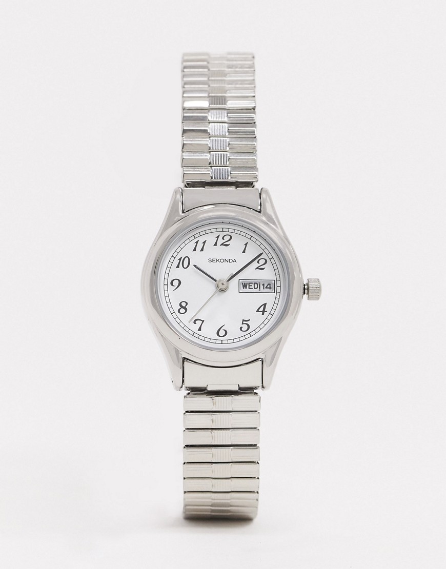 Sekonda - Verstelbaar horloge in zilver 25 mm