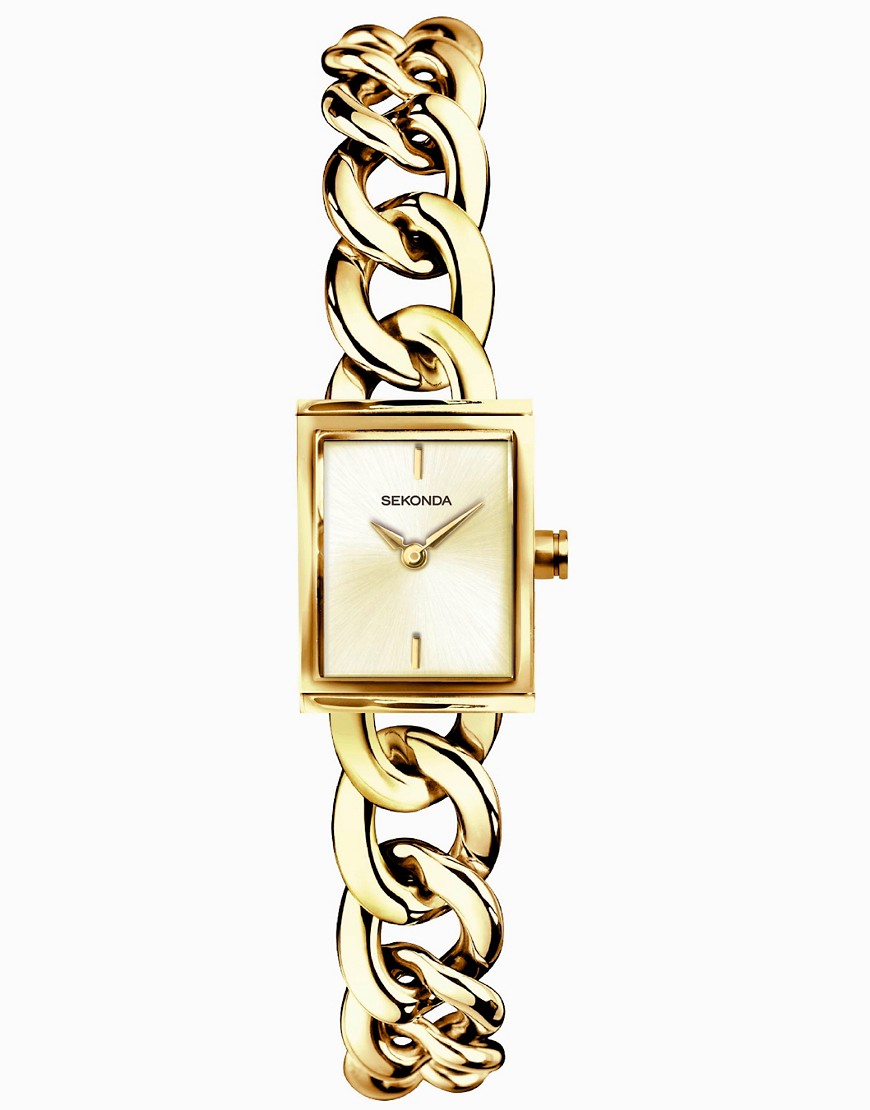 Sekonda Womens analogue watch in champagne-Gold