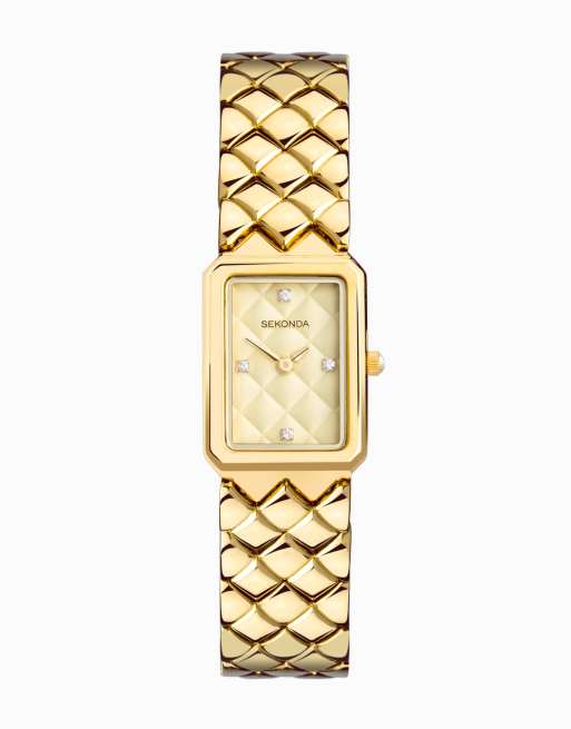 Sekonda Womens analogue watch in gold ASOS