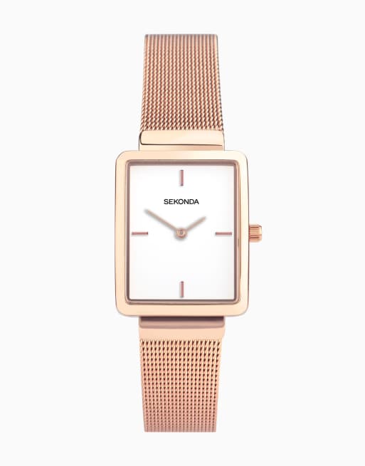 Sekonda Womens analogue watch in rose gold