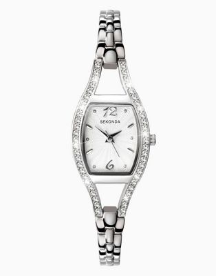 Sekonda Womens analogue watch in silver white - ASOS Price Checker