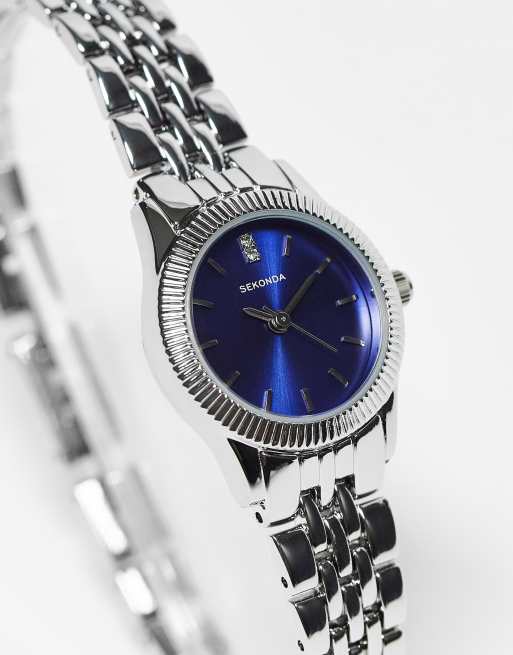 Blue sekonda hot sale ladies watch