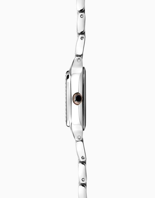 Sekonda Womens Monica 20mm Analogue Watch with Two Tone Alloy Rectangular Case, Two Tone Alloy Bracelet and White Dial, 2 of 3
