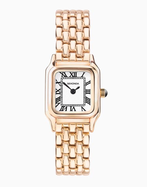 Sekonda - Womens Monica - Orologio con quadrante bianco da 22mm con bracciale in lega di metalli - view 1