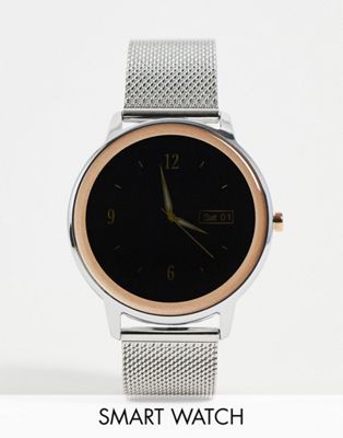 Sekonda womens smart watch with mesh bracelet in silver - ASOS Price Checker