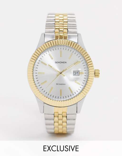 Sekonda – Zegarek z bransoletką w różnych kolorach metalicznych, tylko w ASOS