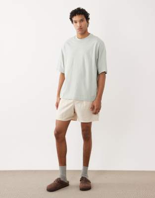 Selected Oversized T-shirt In Green