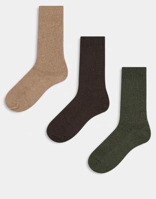 Selected 3-pack Socks In Multi