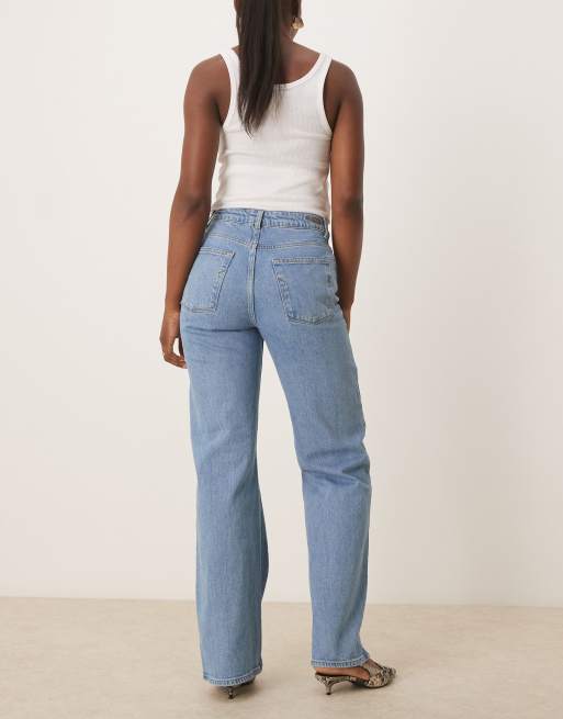 Selected - Alice - Jeans met wijde pijpen in lichtblauw denim, 3 van 5