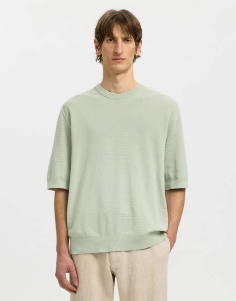 Selected – Aquablå t-shirt - view 1