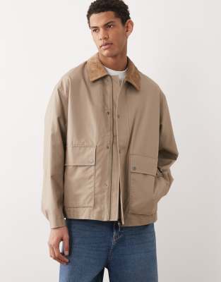 Selected Barn Jacket In Neutral