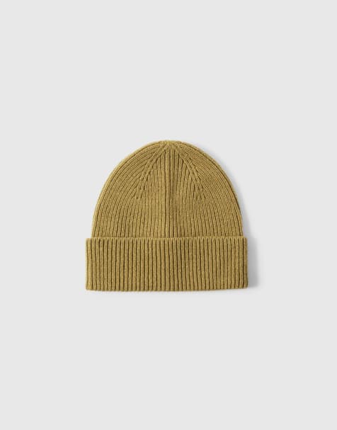Selected - Beanie in groen - view 1