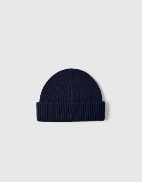 Selected - Beanie in 'sky captain' - view 1