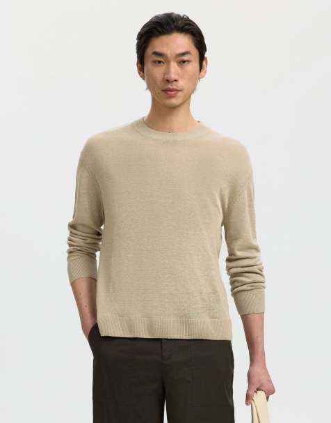 Selected – Beige skjorta med långa ärmar - view 1