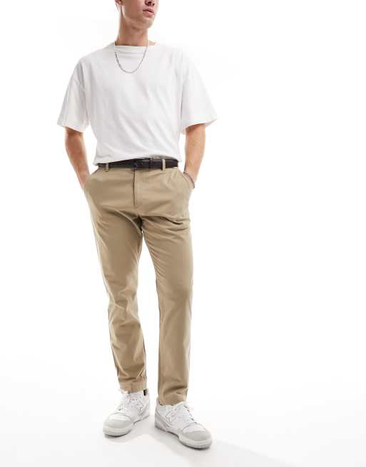 Selected Bill slim fit chinos in beige , 4 of 5