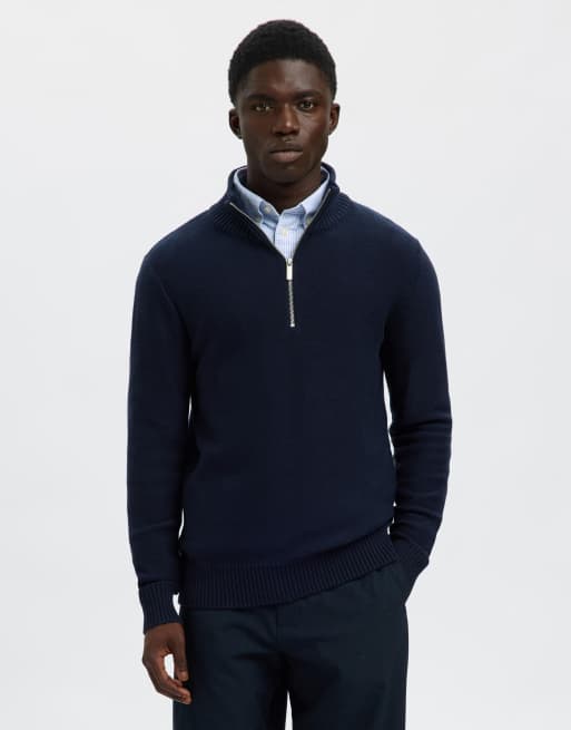 Selected – Blågrå pullover
