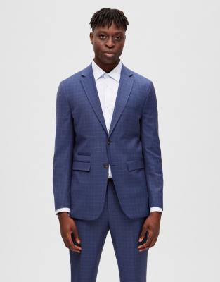 Selected Blazer In Blue