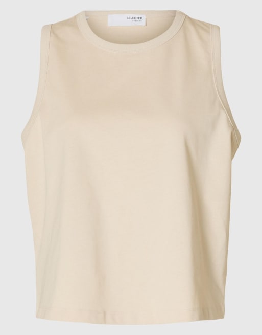 Selected blouse in gebroken wit, 6 van 6