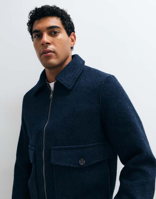 Selected bomber en mélange de laine marine, 4 de 5