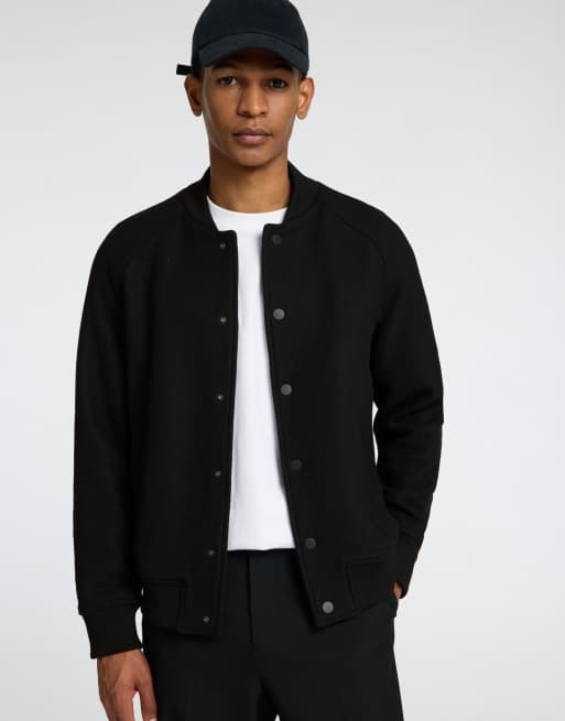 Selected Bomber jacket in black