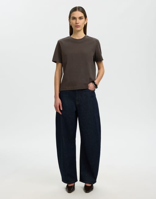 Selected - Brun T-shirt , 3 af 6