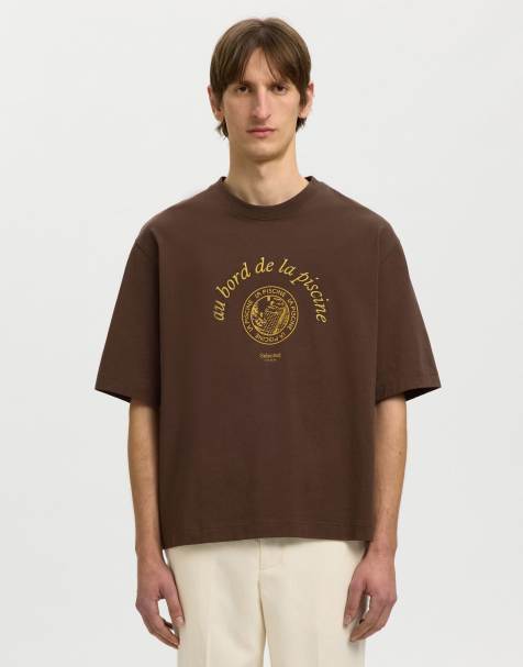 Selected – Brun t-shirt - view 1