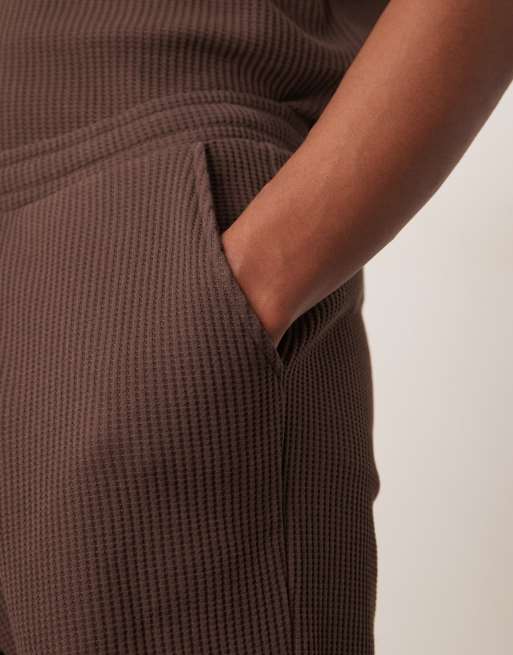 Selected – Bruna shorts med våffeltextur, del av set , 4 av 5