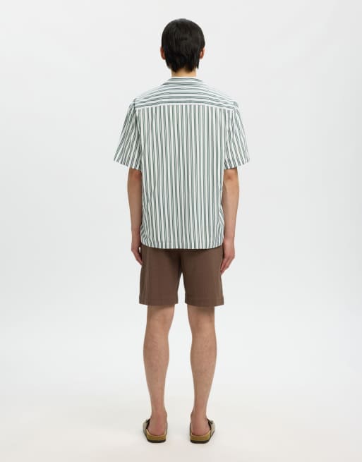 Selected camicia a maniche corte verde balsamo, 2 di 6