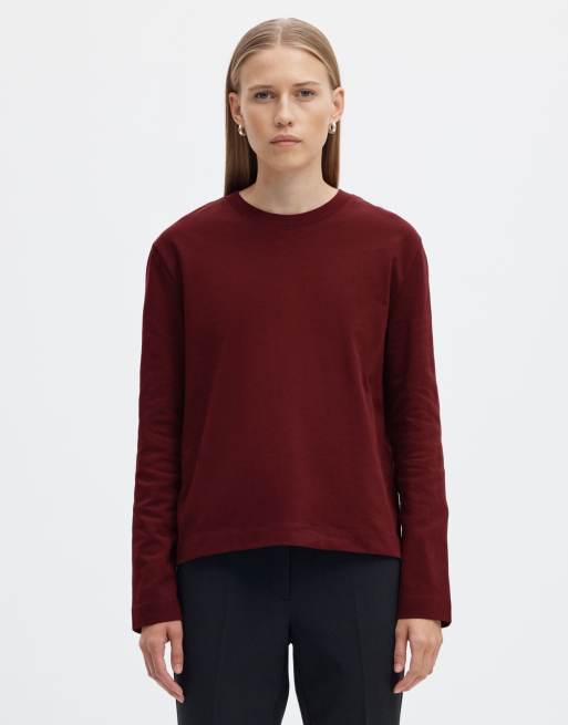 Selected camiseta en color granate, 1 de 6