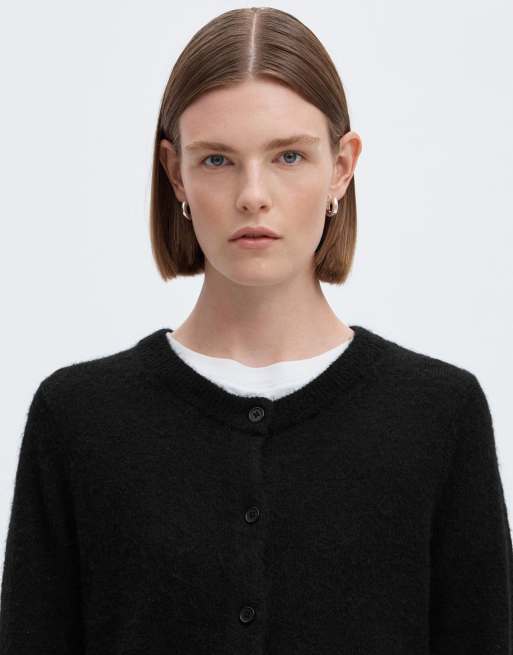 Selected Cardigan in black, 4 of 6