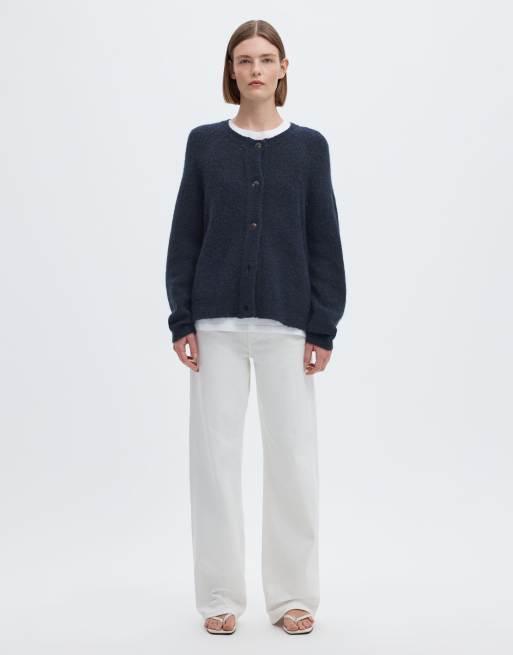 Selected Cardigan in dark sapphire, 3 of 6