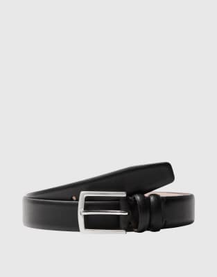 Selected - Ceinture 100 % cuir - Noir