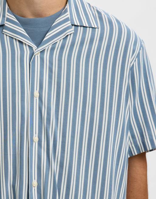 Selected chemise à manches courtes bleu mirage, 4 de 6